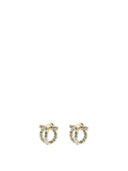 Ferragamo "Gancini Crystals" Earrings
