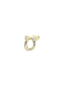 Ferragamo "Gancini Crystals" Earrings