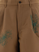 Comme Des Garçons Shirt Short With Varnish Print