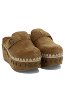 Mou Suede Clogs