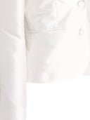 F.it blazer a petto singolo satinato