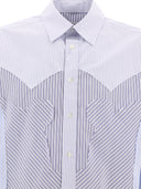 Maison Margiela Yoke Stripe Cotton Shirt
