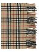 Burberry Check Cashmere feliz bufanda