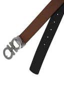 Ferragamo "Gancini" Adjustable And Reversible Belt