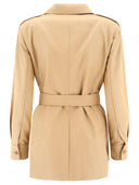 Max Mara "Pacos" Water Repellent Canvas Safari Jacket