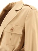 Max Mara "Pacos" Water Repellent Canvas Safari Jacket