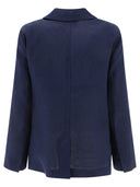 Max Mara S "Socrate" Single Breasted Linen Blazer