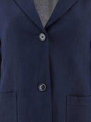 Max Mara S "Socrate" Single Breasted Linen Blazer