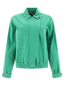 Max Mara "Arturo" Cotton Drill Cropped Jacket
