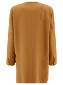 Max Mara "Portici" Cotton Gabardine Oversized Jacket