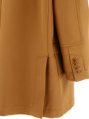 Max Mara "Portici" Cotton Gabardine Oversized Jacket