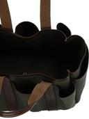 Max Mara Canvas And Leather Giardiniera Tote Bag