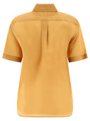 Max Mara "Acanto" Organza Shirt With Logo
