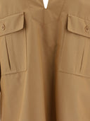 Max Mara "Ulrico" Cotton Canvas Oversized Blouse