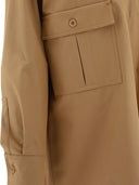 Max Mara "Ulrico" Cotton Canvas Oversized Blouse