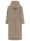 Brunello Cucinelli Resistente all'acqua TaffetA con cappuccio con cappuccio con Monili