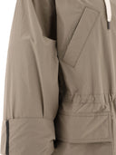 Brunello Cucinelli Resistente all'acqua TaffetA con cappuccio con cappuccio con Monili