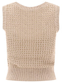 Brunello Cucinelli Dazzling Net Knit Top