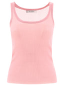 Max Mara "Bastia" Ribbed Silk Tank Top