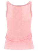 Max Mara "Bastia" Ribbed Silk Tank Top