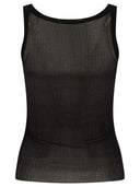 Max Mara "Bastia" Ribbed Silk Tank Top