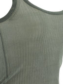 Max Mara "Bastia" Ribbed Silk Tank Top