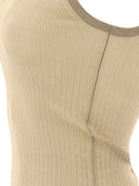 Max Mara "Bastia" Ribbed Silk Tank Top