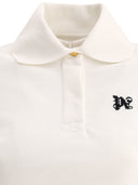 Palm Angels "Monogram Cropped" Polo Shirt