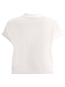 Brunello Cucinelli Cotton Piqué Polo Shirt With Dazzling Stripes