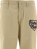 Human Made Chino Trousers With Embroidered Logo