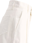 Max Mara S „Vincent” szeroko dopasowane bawełniane spodnie