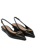 Valentino Garavani "V Logo The Bold Edition" Slingback Ballet Flats