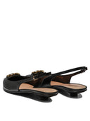 Valentino Garavani "V Logo The Bold Edition" Slingback Ballet Flats
