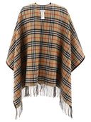 Burberry Check Wool Reversible Cape