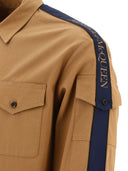 Alexander Mc Queen Overshirt Jacket With Logo Detail