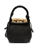 Ganni "Bou Raffia" Bucket Bag