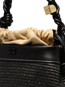 Ganni "Bou Raffia" Bucket Bag