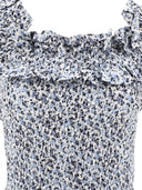 Ganni Off Shoulder Smock Top