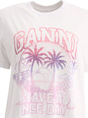 Ganni "Have A Nice Day" T Shirt
