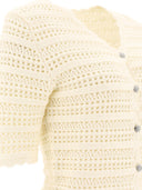Ganni Pointelle Cardigan
