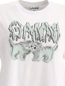 Ganni "Love Cats" T Shirt