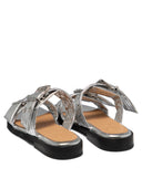 Ganni "Buckle" Sandals