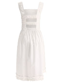Ganni Smock Poplin Midi Dress