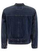 O la lenta giacca di jeans "di tipo 40"