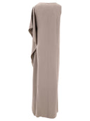 Max Mara Pianoforte "Bora" One Shoulder Crêpe De Chine Dress