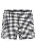 Ganni "Seersucker Check" Shorts