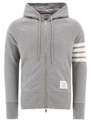 Thom Browne "4 Bar" Zippered Hoodie