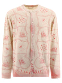 Bode "Printed Mill" Cardigan