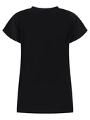 Balmain T Shirt With Flock Detail
