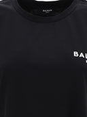 Balmain T Shirt With Flock Detail